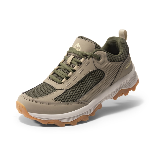 Women's Lightweight Breathable Mesh Hiking Shoes - OLIVE GREEN - 1